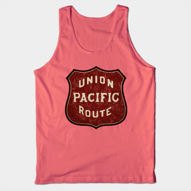 Union Pacific Route Tank Top by Midcenturydave